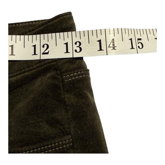 NEW L'AGENCE Josie High Rise Skinny Corduroy Jeans in Hunter Green Size 0‎ (24) - Picture 6 of 9